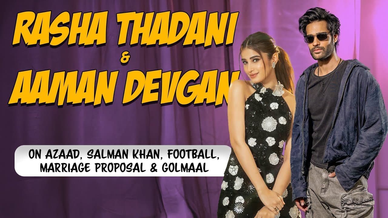 Rasha Thadani & Aaman Devgan Interview On Azaad, Golmaal & Salman Khan | MissMalini